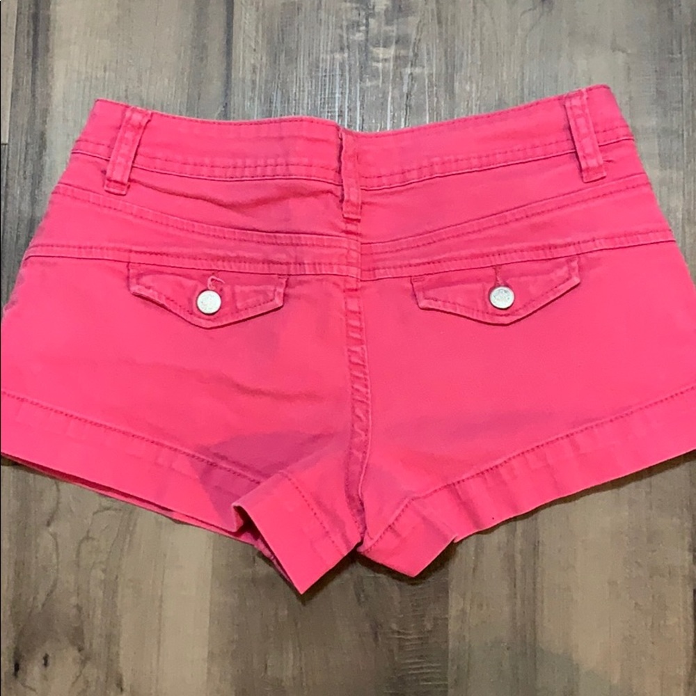 Red shorts